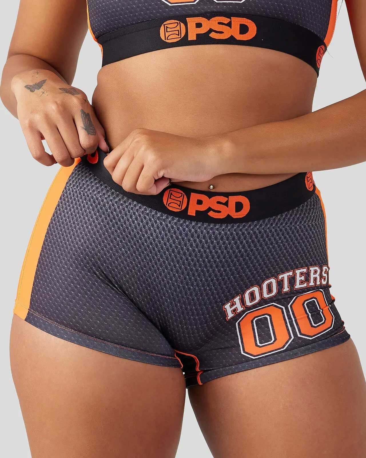 PSD UNDERWEAR WOMENS Hooters Uniform Boyshorts Orange $20.00