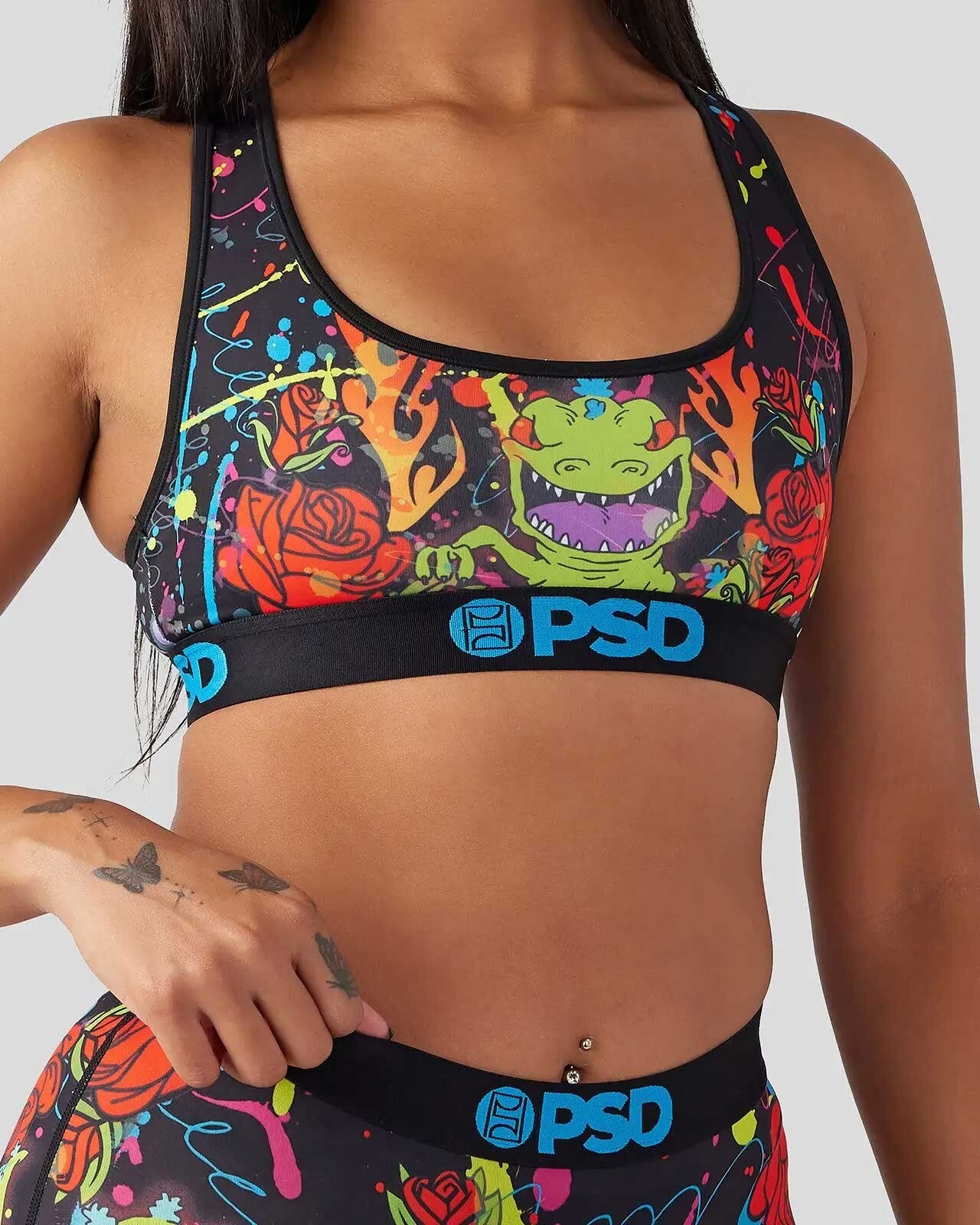 PSD Women's Rugrats Love Camo Sports Bra, Red, L at  Women's Clothing  store