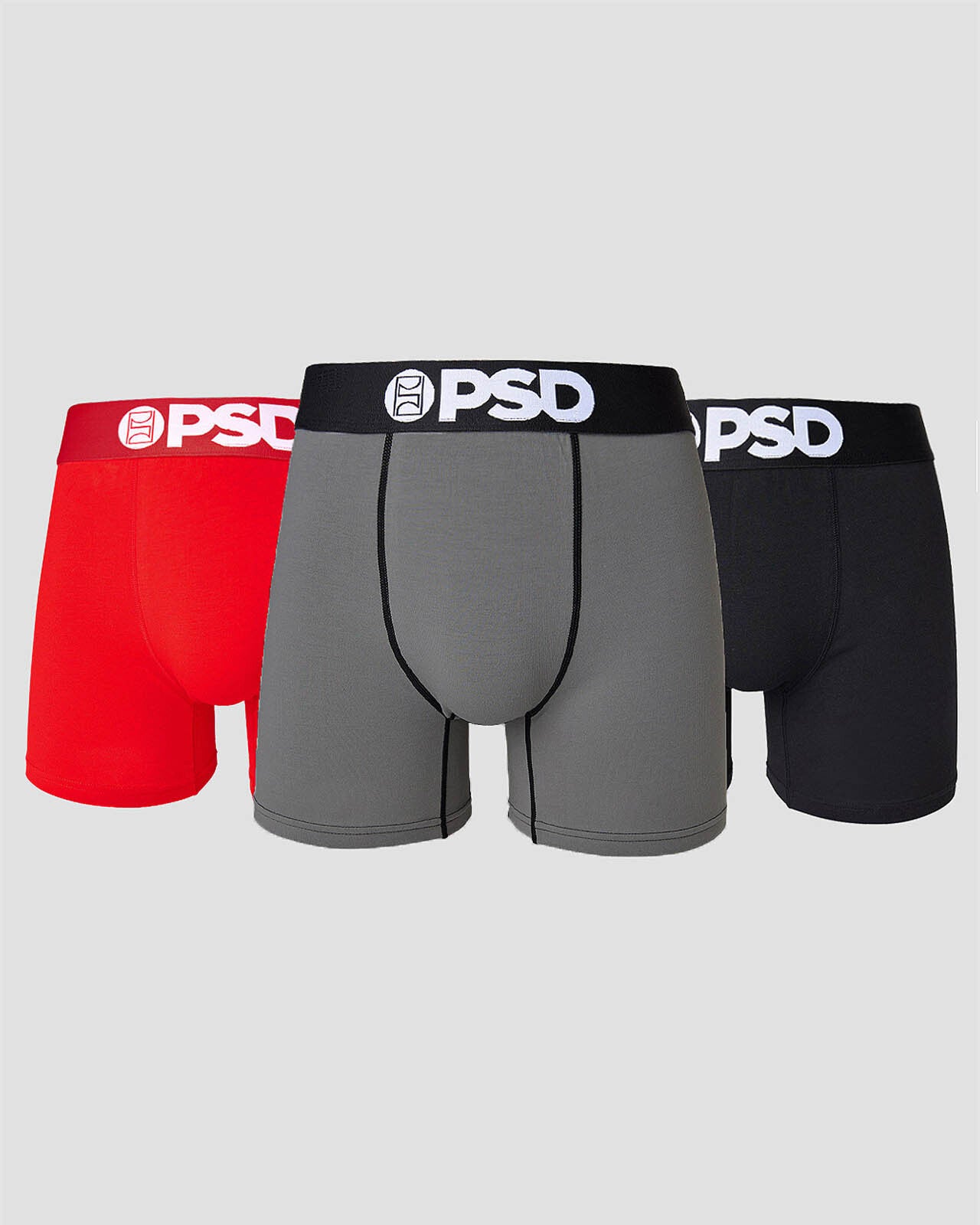 PSD Modal Red With Black Waistband Boxer Men's Bottom Underwear - Red /  X-Large