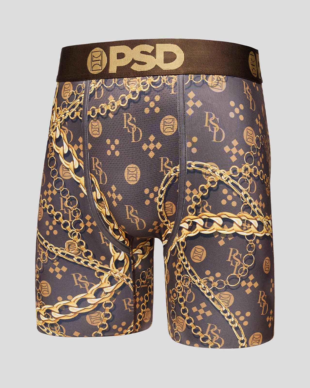 PSD Rich Meander Lux Black Boxer Briefs