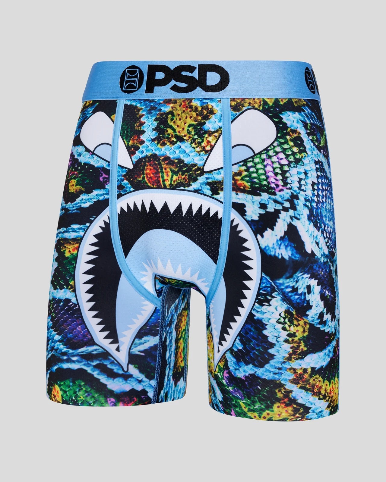  PSD Boy's Wf Blue Dye Yth Boxer Briefs, Multi, S