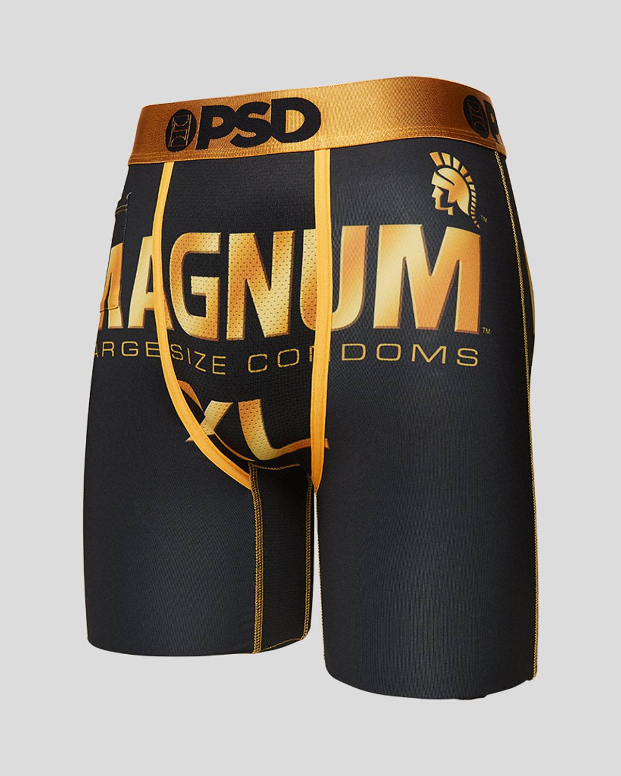 PSD Men's Magnum Wrapper Boxer Briefs, Gold, L at  Men's Clothing  store