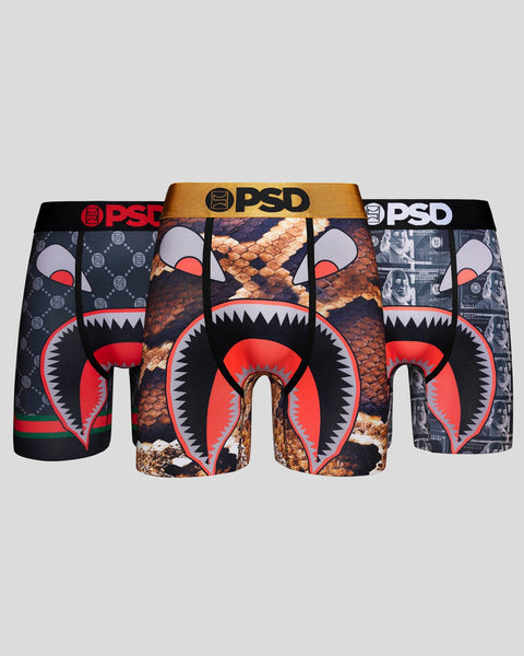 PSD Patch Bandana 3-Pack Boxer Briefs Men's Underwear – NYCMode