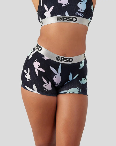 PSD Women's War Paint Boy Shorts, Multi, XL at  Women's Clothing store