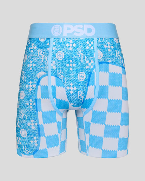 PSD Men's Ombre Luxe Boxer Briefs, Blue, S, Blue, Small 