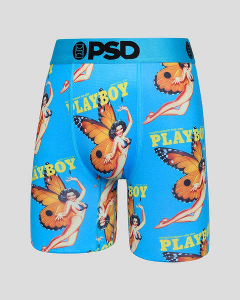 PSD Underwear Men's Boxer Briefs (Blue/Cosmic Gang/M), Blue/Cosmic