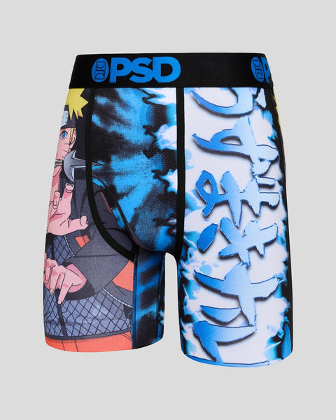 PSD Men's x Naruto Itachi Vibe Purple Boxer Brief Underwear, Multi