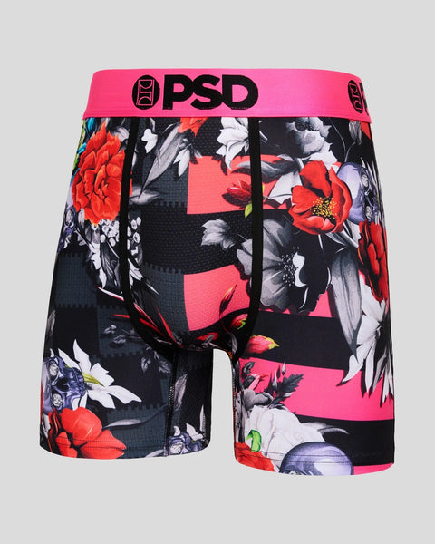 PSD Men's Warface Hiragana Mid Length Boxer Briefs, Multi, M at   Men's Clothing store