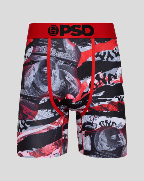 PSD Men's Spiraling 3-Pack Boxer Briefs, Multi, Palestine