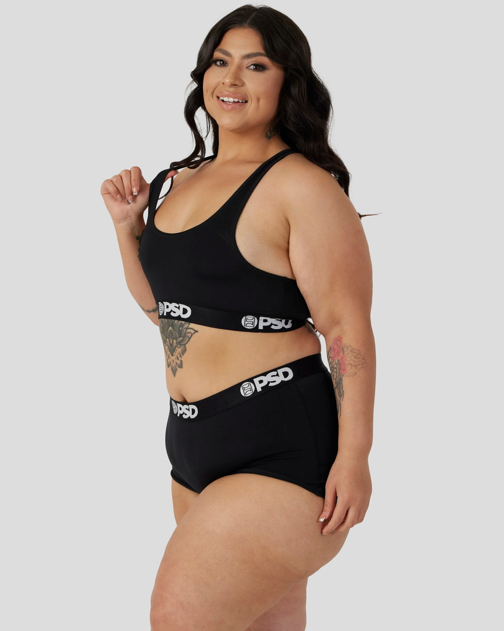 PSD Underwear Women's Sports Bra - Trojan, Elastic Band, Stretch Fabric