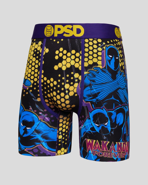 PSD Underwear Men's Powerpuff Tie Dye Boxer Brief Multi