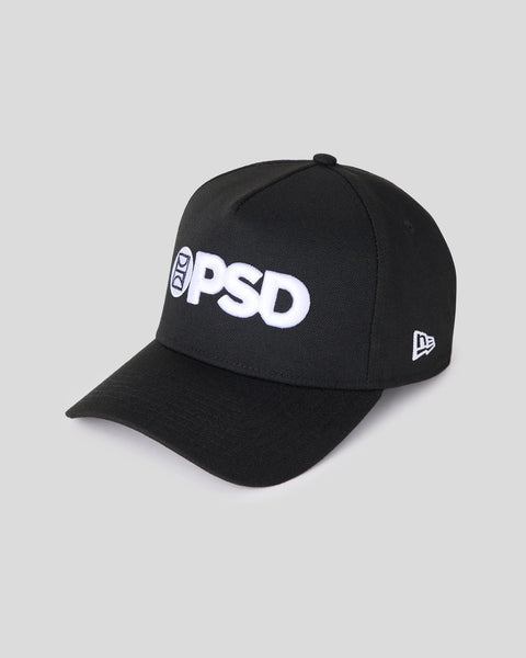 New Era x PSD Logo Hat Black