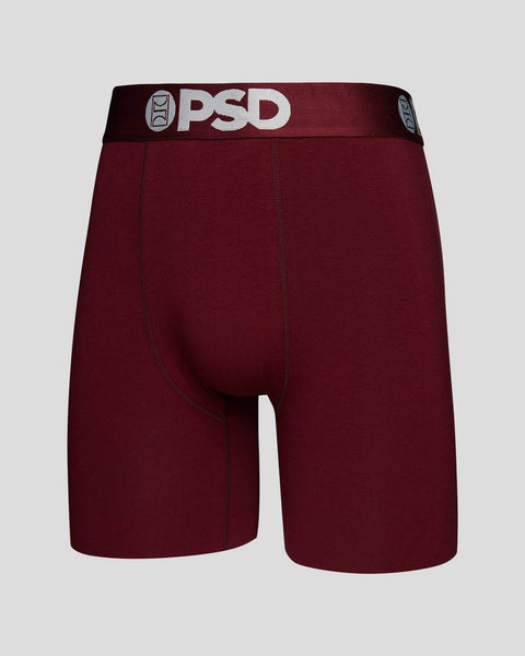 PSD Men's Cotton 3-Pack Mid Length Boxer Briefs, Palestine