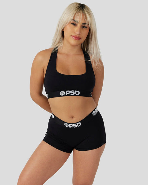 PSD Womens SUPERMAN sports bra & boy short Poly/Spandex active