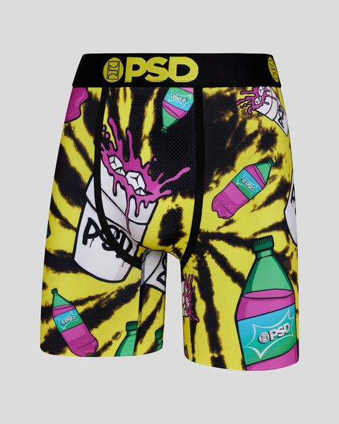 PSD Underwear Men's Boxer Briefs Rick & Morty Mashup Size: L White/Purple