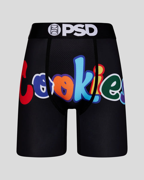 PSD Men's Multicolor Candy Land Wide Elastic Waistband Boxer Brief