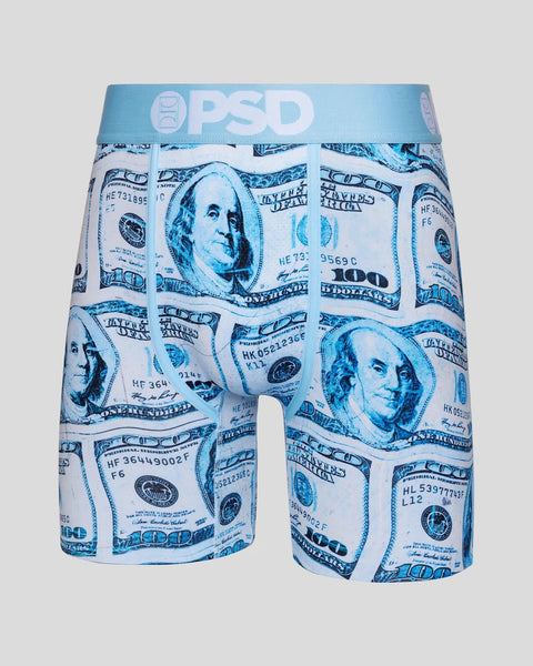 PSD Jeweled Stacks Money Hundred Dollar Bills Boxers Briefs