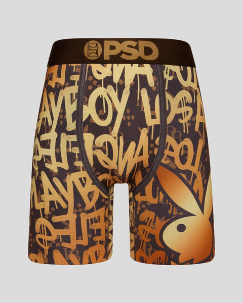 PSD Men's PSD Luxe Drip Boxer Briefs, Brown, S at  Men's Clothing  store