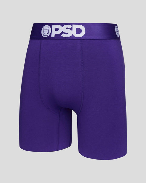 Solids - Dark Purple, Standard Length - Cotton