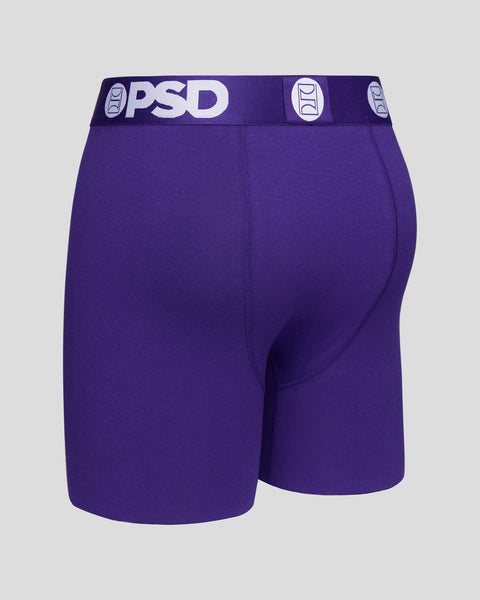 Solids - Dark Purple, Standard Length - Cotton