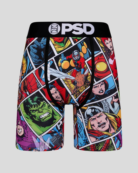 Marvel Mens' 2 Pack Spider-Man Spidey Boxers Underwear Boxer Briefs  (Medium) Black