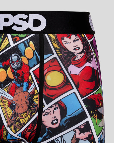 PSD Men's DC Comics Boxer Briefs - Breathable and Supportive Men's Underwear  with Moisture-Wicking Fabric, Multi