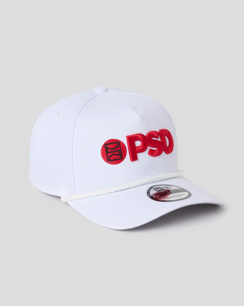 New Era x PSD Logo Hat White/Red