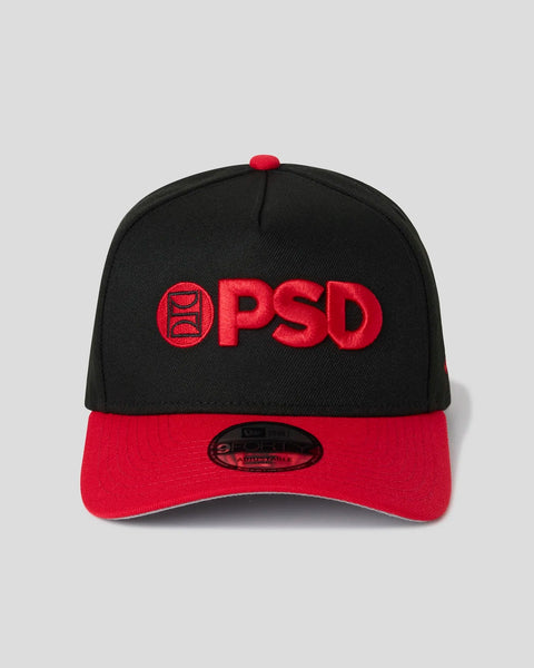 New Era x PSD Logo Hat Black/Red