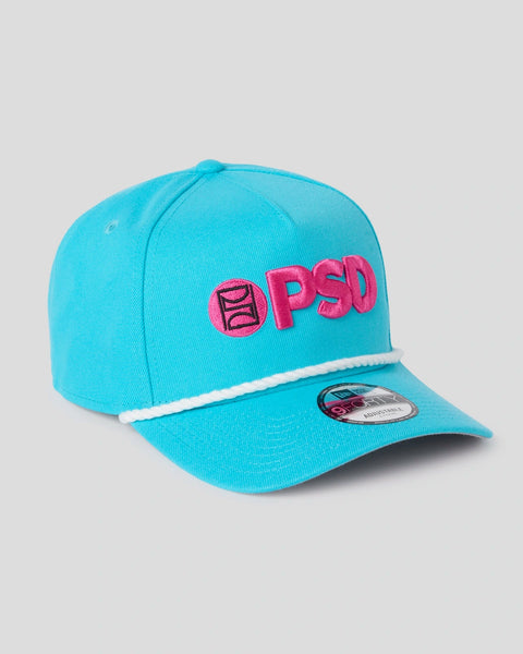 New Era x PSD Logo Hat Blue/Pink