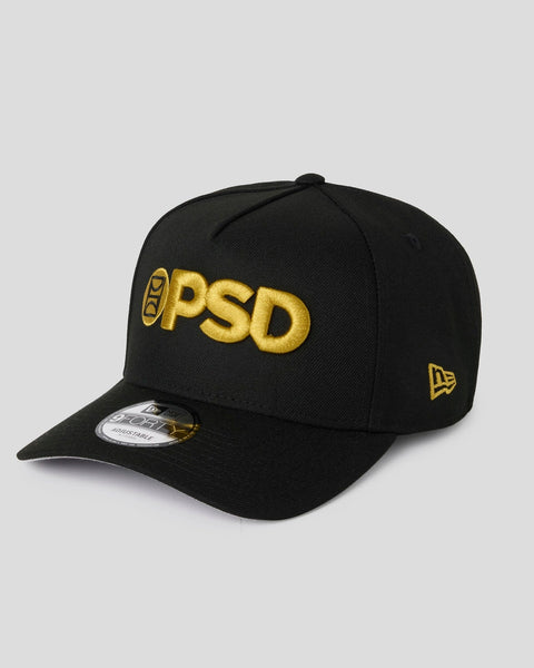 New Era x PSD Logo Hat Black/Gold