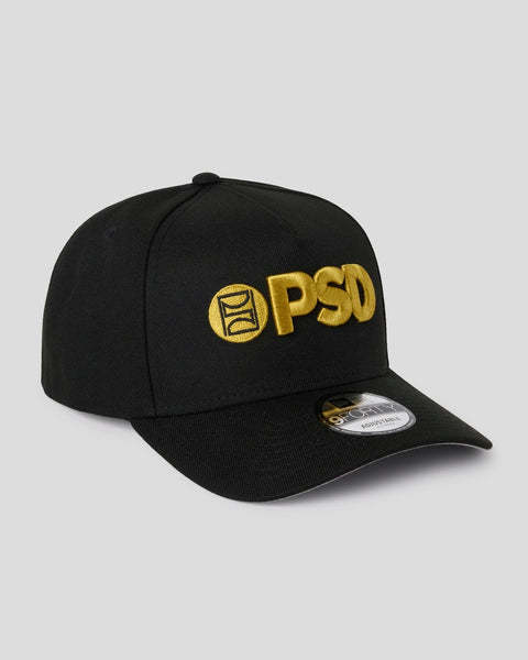 New Era x PSD Logo Hat Black/Gold