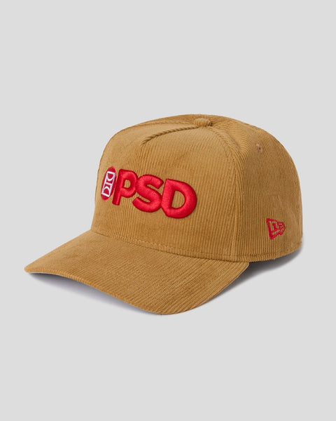 New Era x PSD Logo Hat Tan/Red