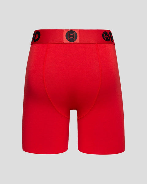 PSD Big Boys' E - Three Roses Boxer Brief Underwear,Medium,Red