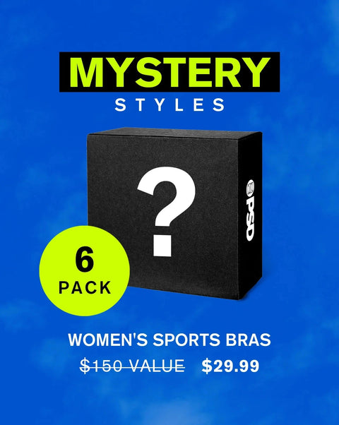 Mystery Style - 6 Pack Women's Sports Bra