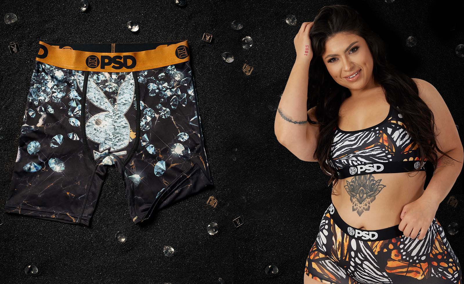 PSD Underwear on X: Qimmah in the Rose ✌🏽women's set. 🔥 #WCW