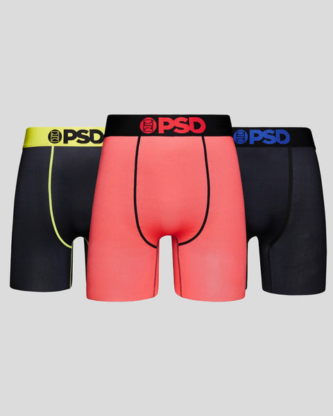 PSD Men's Cool Mesh Gradient Multi-Color Boxer Brief Underwear (3 Pk.) XL :  : Clothing, Shoes & Accessories
