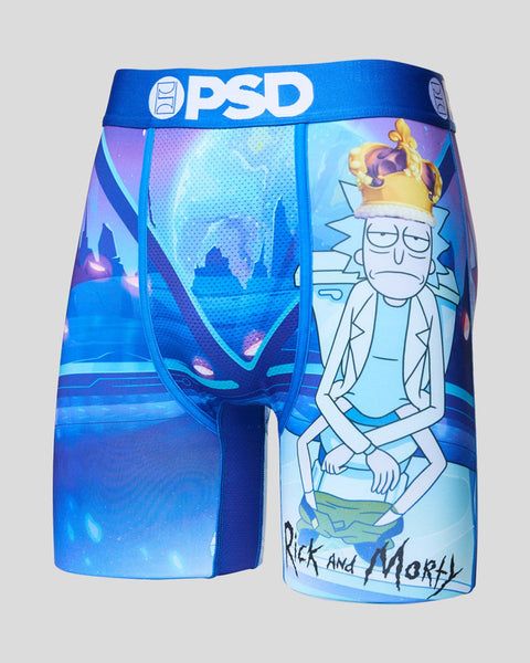 PSD Rick & Morty Ram Space Purple Pink Black Boxers Mesh Front & Back Panel  Mn *