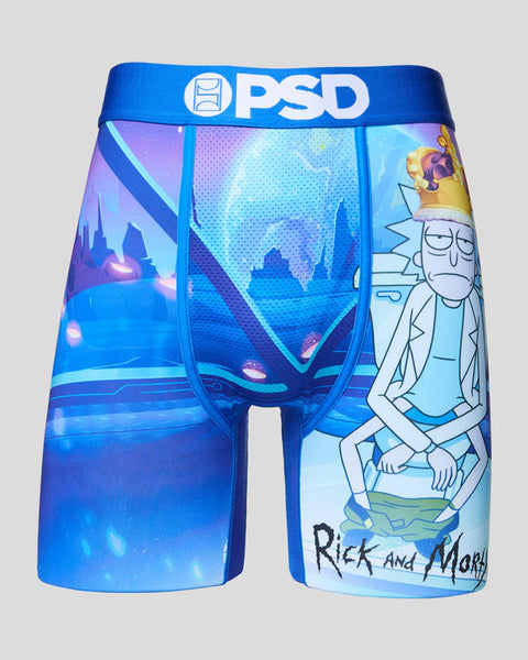 PSD x Rick And Morty Pastel Warp Mens Boxer Briefs - MULTI