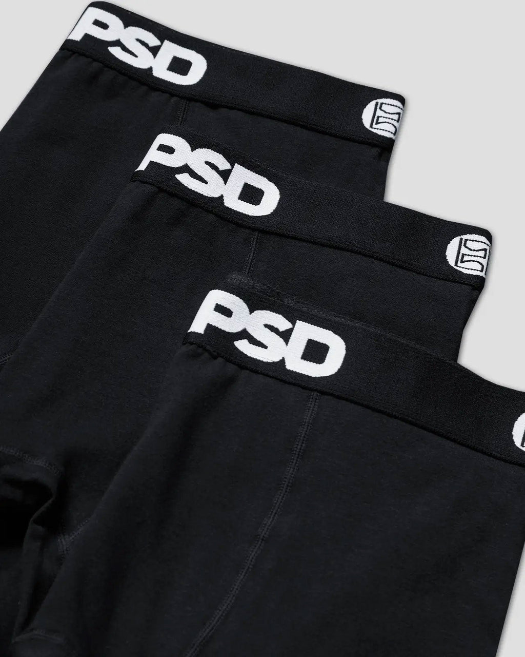 Solids 3 Pack - Black | Standard Length - Cotton | PSD®