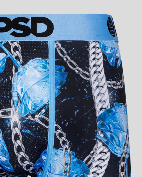 PSD Underwear - FROST BLOOM - Black/Blue