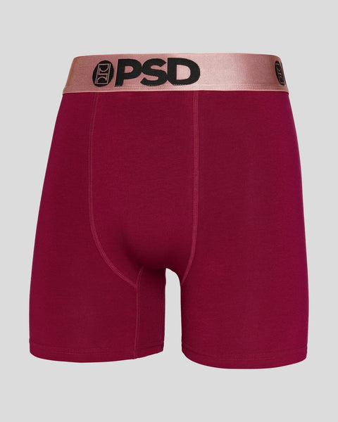 Buy PSD Underwear Men's Stretch Elastic Wide Band Boxer Brief Underwear  Bottom - 3-Pack, Breathable, 7 inch Inseam, 3-Pack