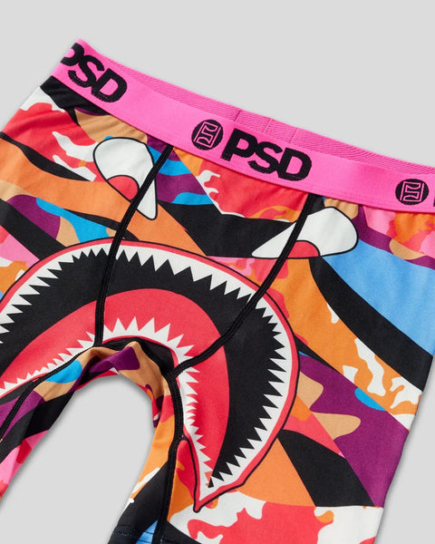 PSD Men's Split Flag Boxer Briefs, Multi, S, Multi