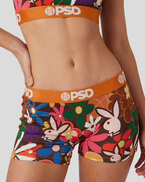 PSD Underwear Women's Underwear Degrassi Boy Short, Wide Elastic Band,  Stretch Fabric, Athletic Fit