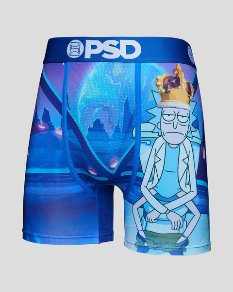 Rick and Morty Psychadelic Swirl Performance Boxer Briefs
